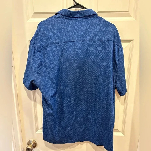 Nat Nast Silk Camp Short Sleeve Blue Hawaiian Vacation Button Down Mens XL - Picture 6 of 8